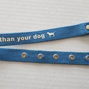 HTF Victoria Secret Pink RARE Dog Collar Vintage 2000's Aqua Blue Sooo Pretty